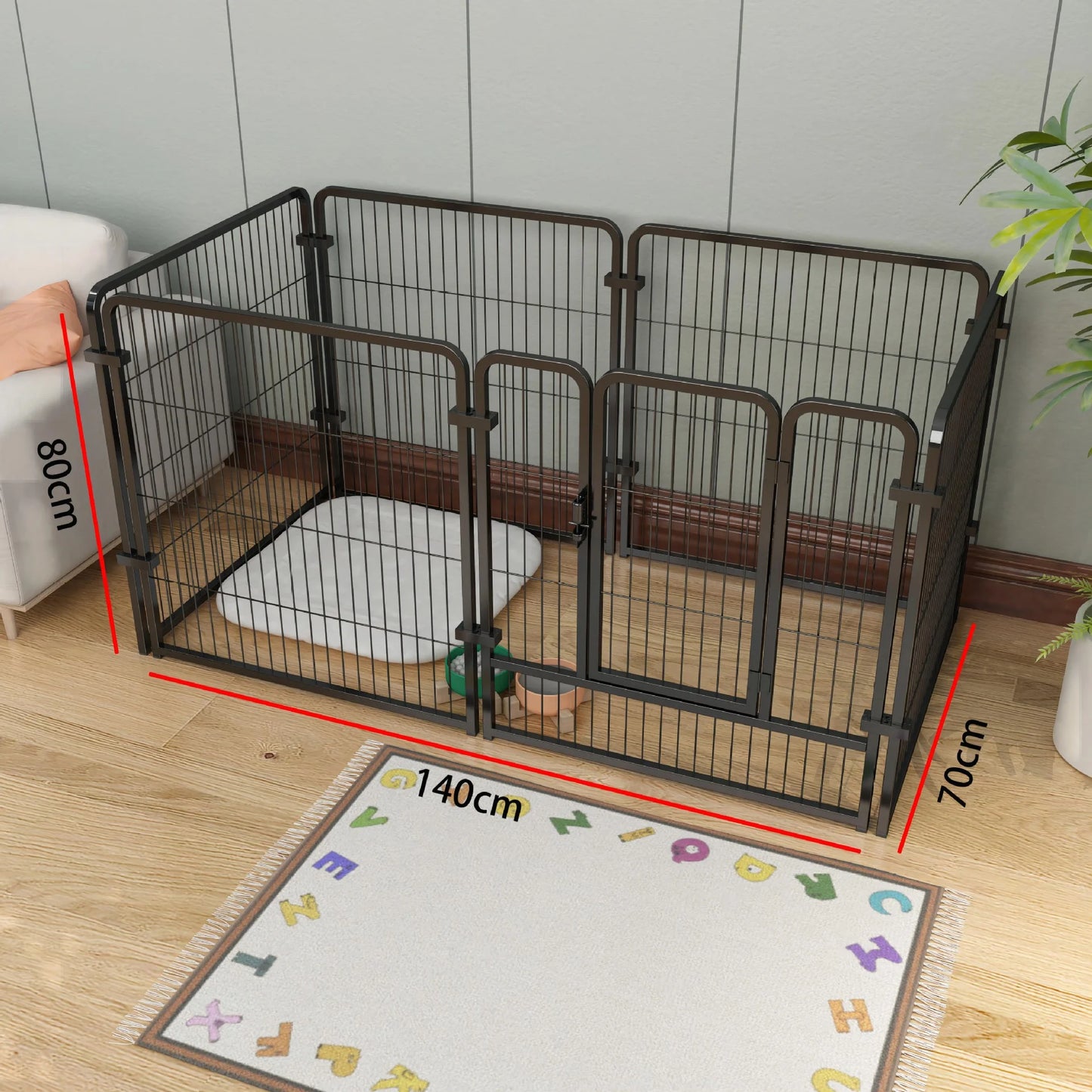 4/6 Panels Dog Fence