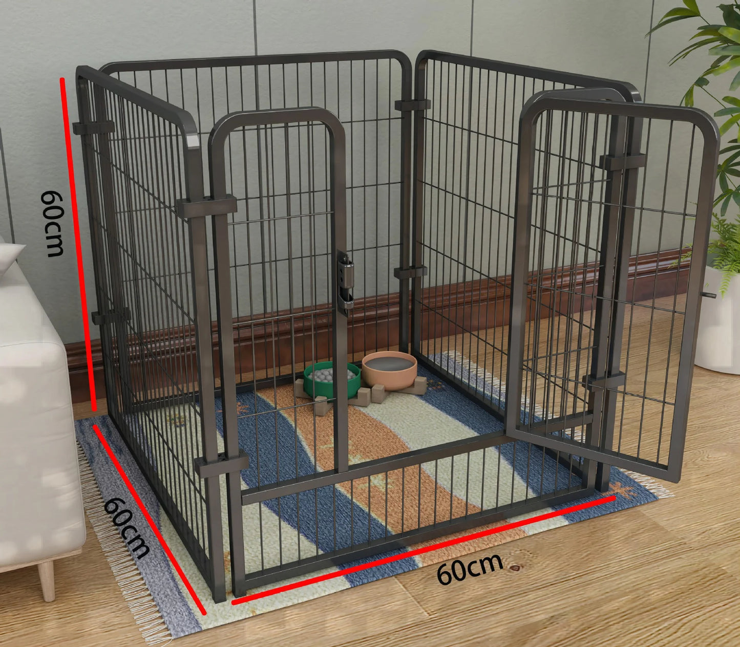 4/6 Panels Dog Fence