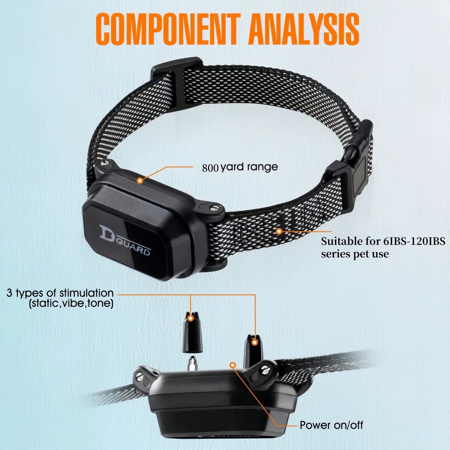 800m Digital Dog Training Collar Waterproof
