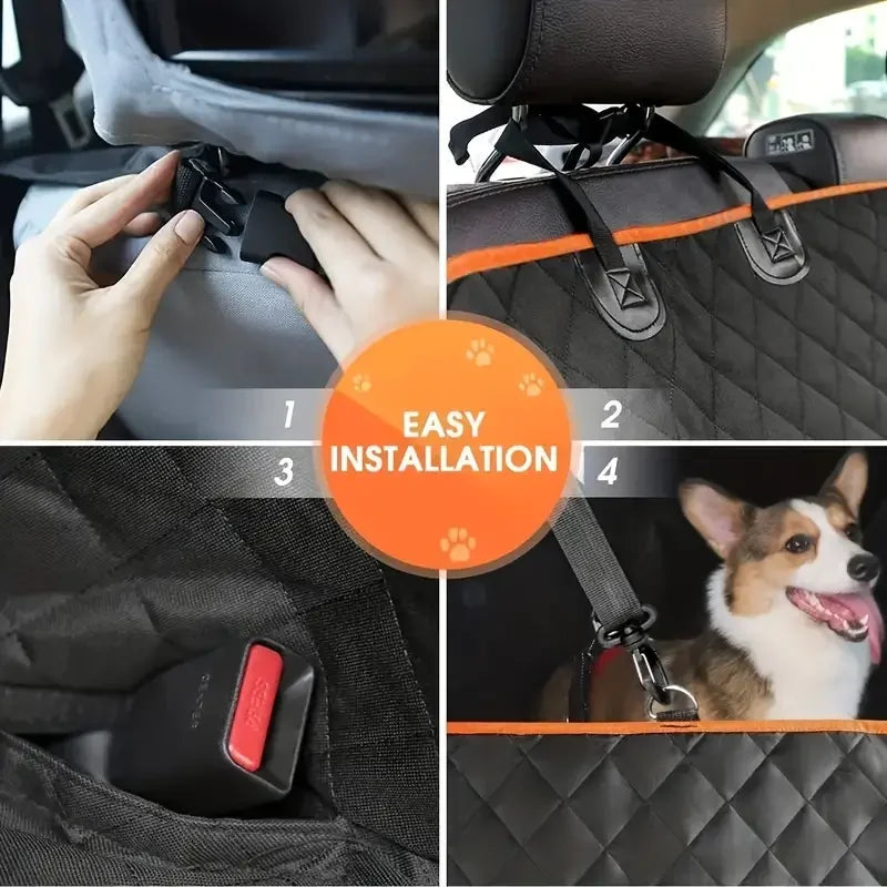 Dog Car Seat Cover for Pets 100% Waterproof Seat Cover